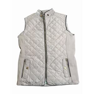 Cavallini Los Angeles Quilted Vest Pink Sherpa Lined Women’s Size S NWT